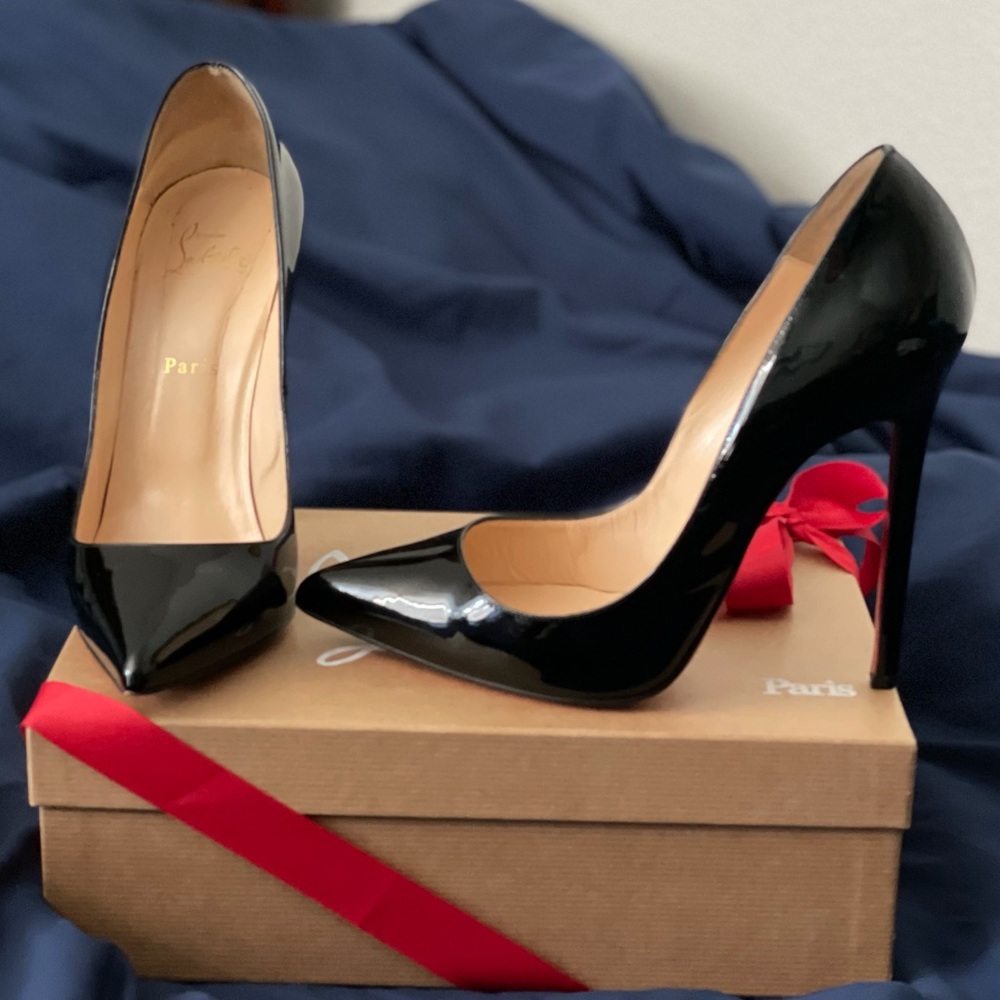 Christian Louboutin 120 Patent Pigalle Pumps